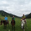 Together with a German couple Andrea and Dirk we arrived at the morning in the Karkara-camp and used the free afternoon for a ride up the river.